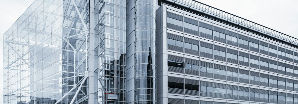 Modern commercial building